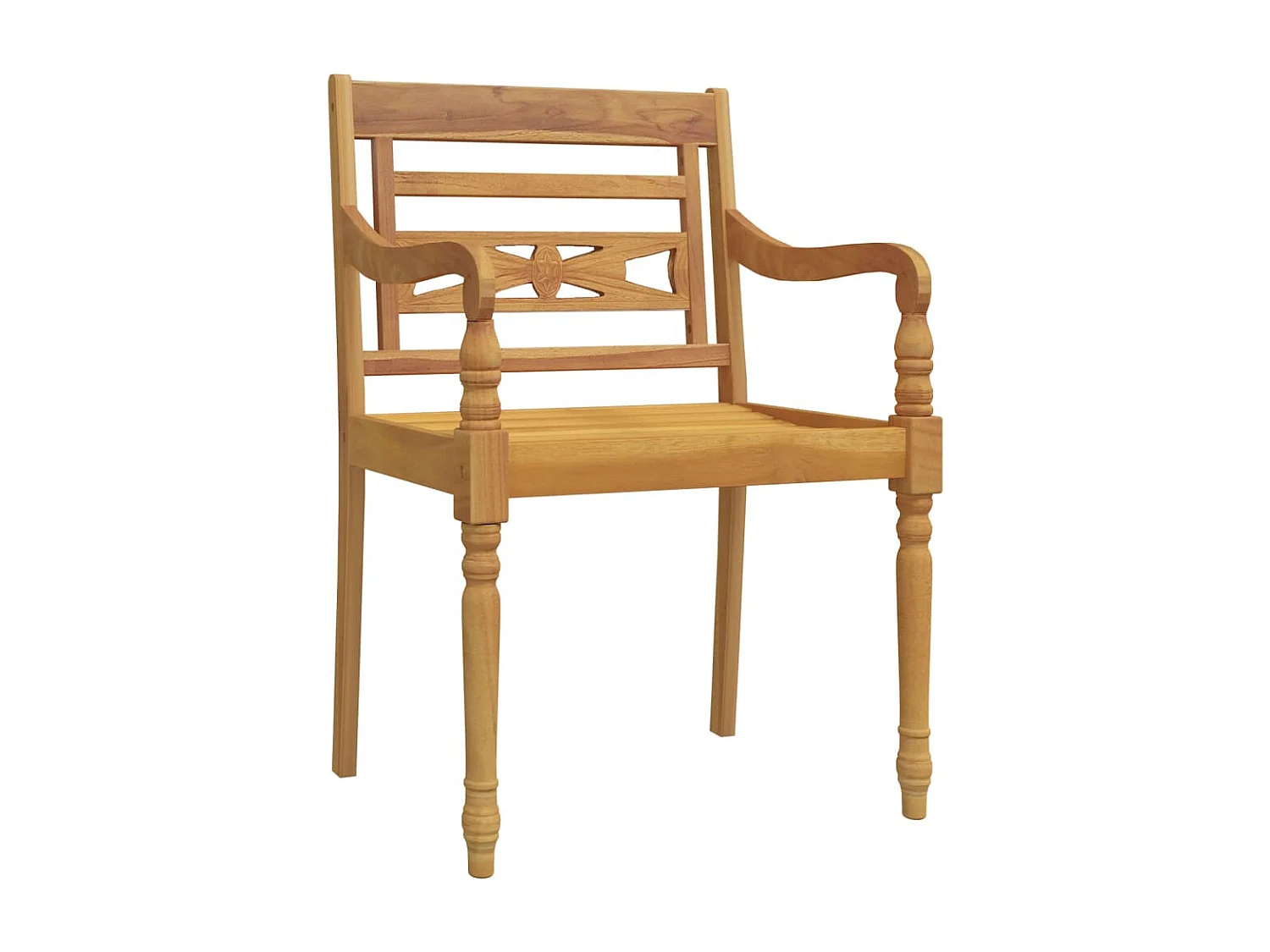 Ensemble à manger de jardin 5 pcs Bois de teck massif