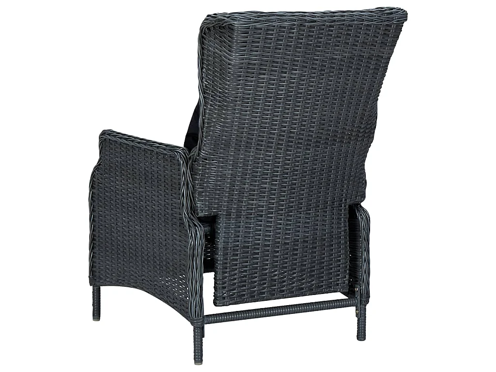 Set Mobili da Pranzo per Giardino 5 pz Grigio Scuro