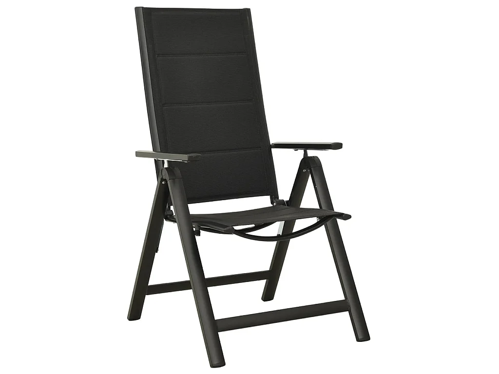Set Mobili da Pranzo per Giardino 9 pz in Alluminio Antracite