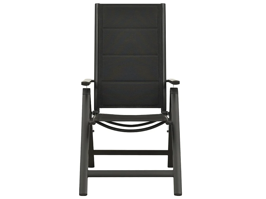 Set Mobili da Pranzo per Giardino 9 pz in Alluminio Antracite