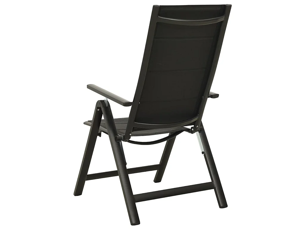 Set Mobili da Pranzo per Giardino 9 pz in Alluminio Antracite