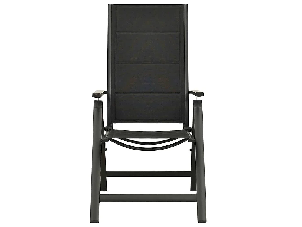 Ensemble à manger de jardin 9 pcs aluminium anthracite