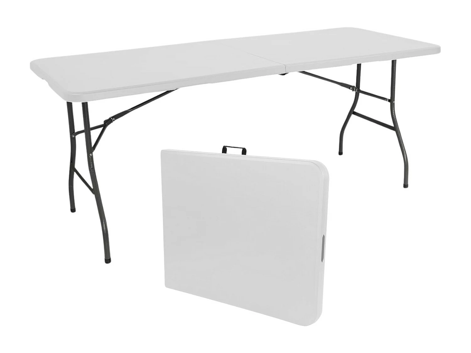 Set tavolo pieghevole con 2 panche 180cm Catering Thinia Home