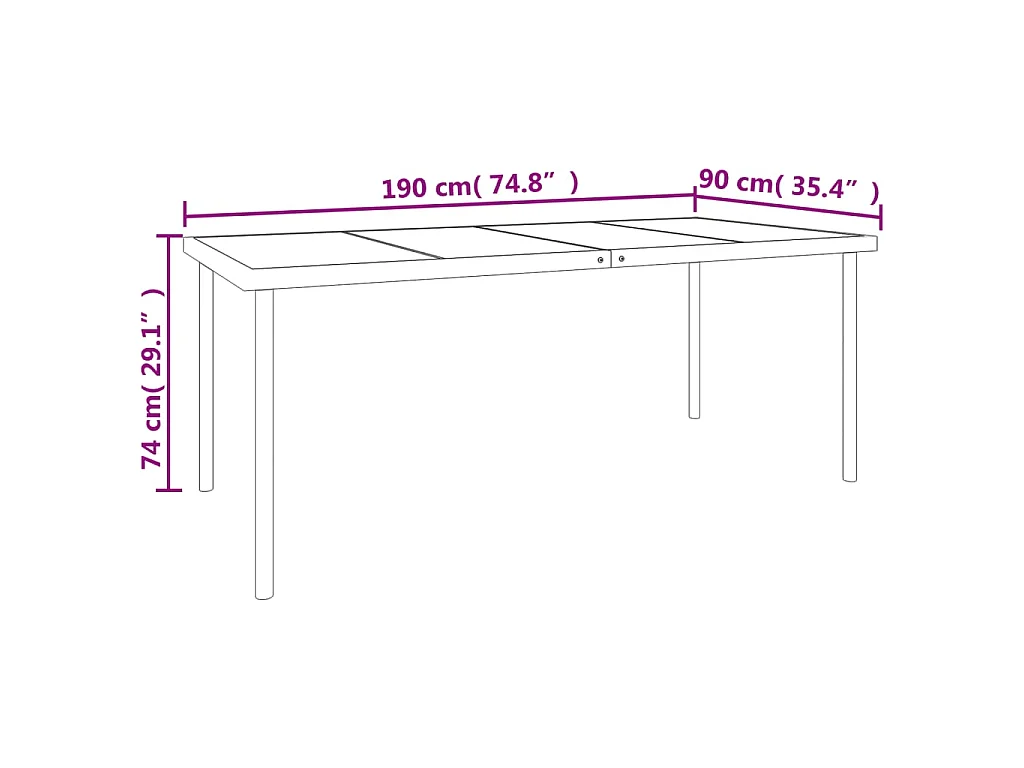 Ensemble à manger de jardin 9 pcs noir textilène et acier
