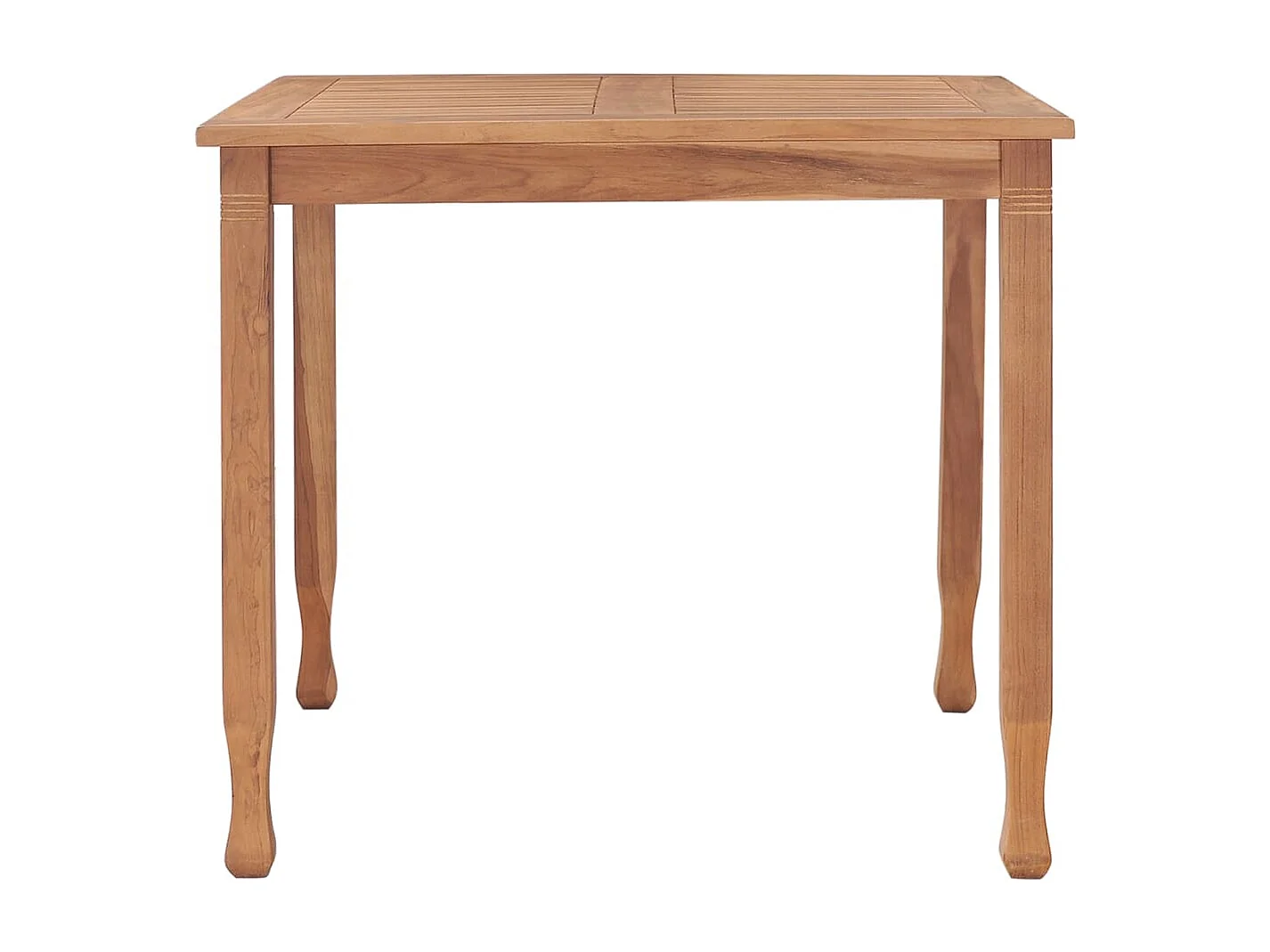 Ensemble à manger de jardin 5 pcs bois de teck solide