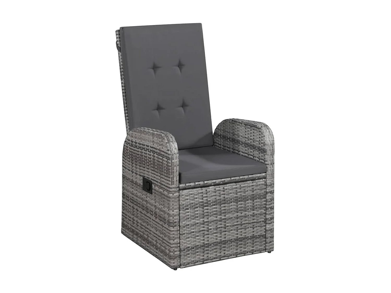Set Mobili da Pranzo per Giardino 5 pz Grigio