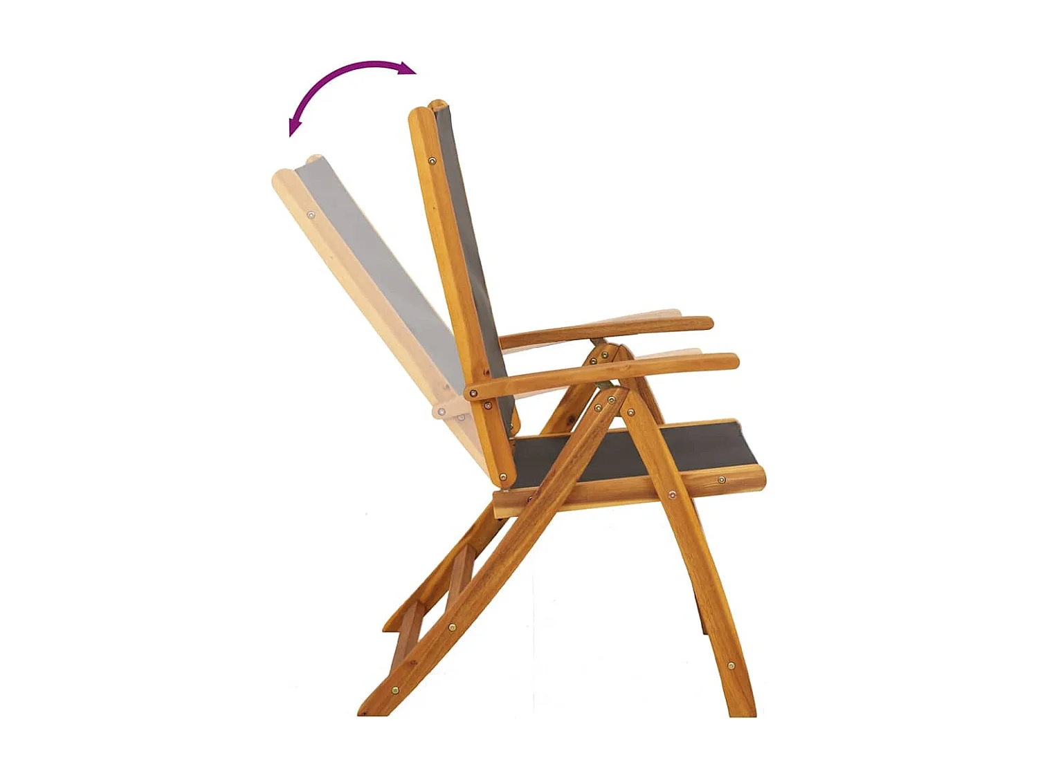 7-delige Tuinset massief acaciahout