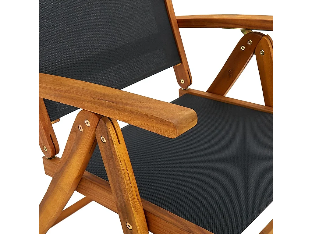 Ensemble à manger d'extérieur 7 pcs Bois d'acacia solide
