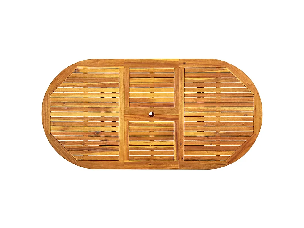 Ensemble à manger d'extérieur 7 pcs Bois d'acacia solide