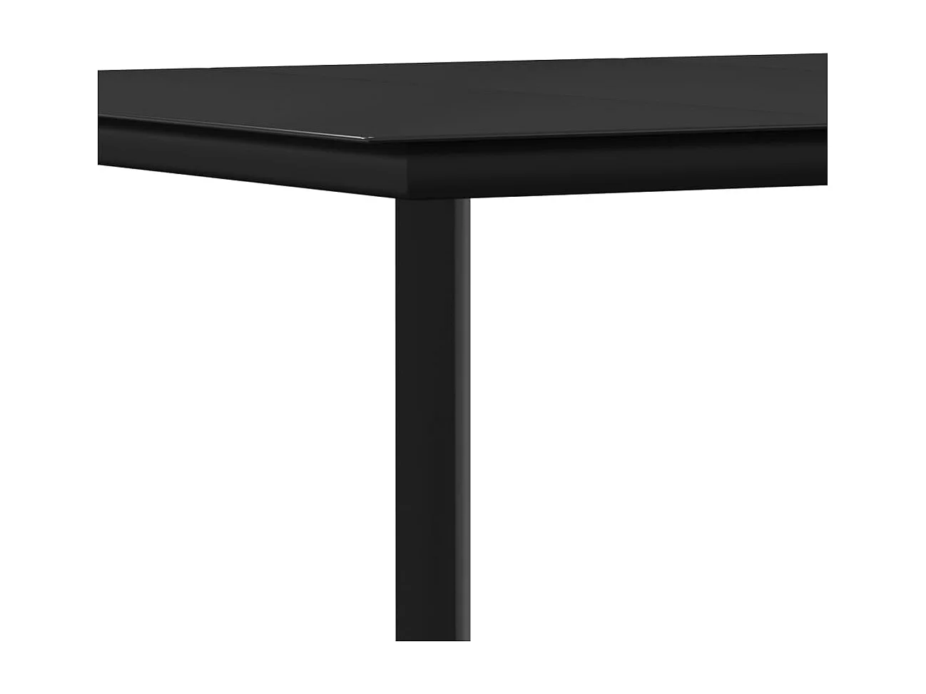 7 pcs conjunto de jantar p/ jardim vime PE e aço