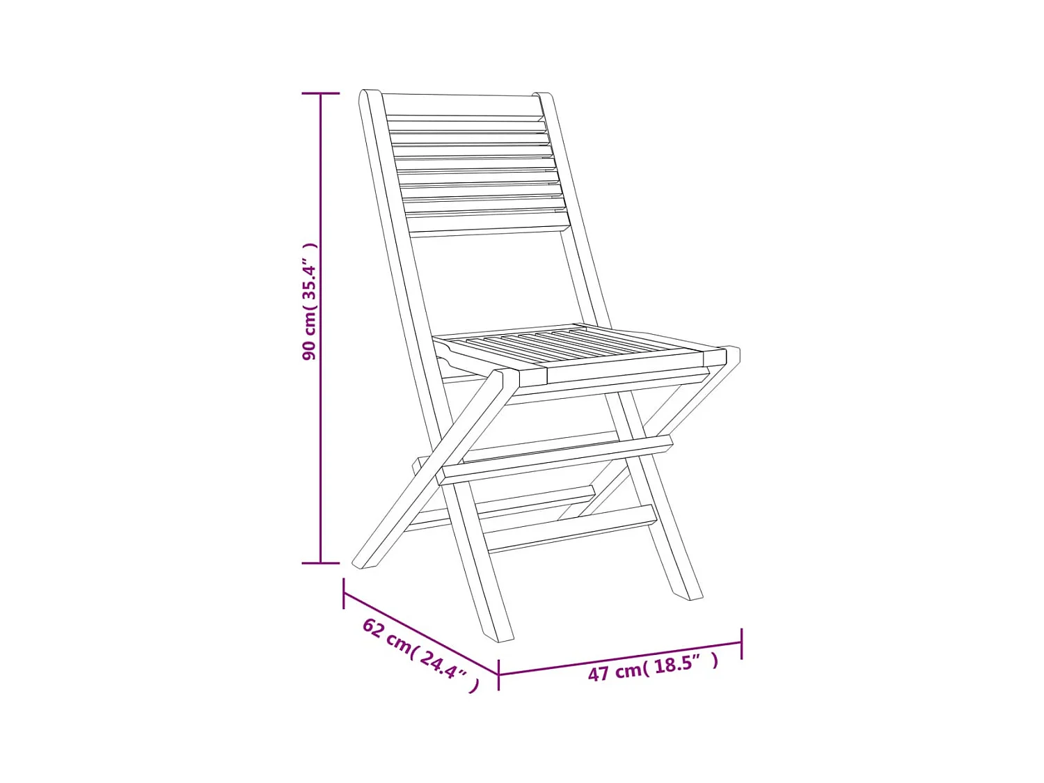 Ensemble à manger de jardin 5 pcs Bois de teck massif