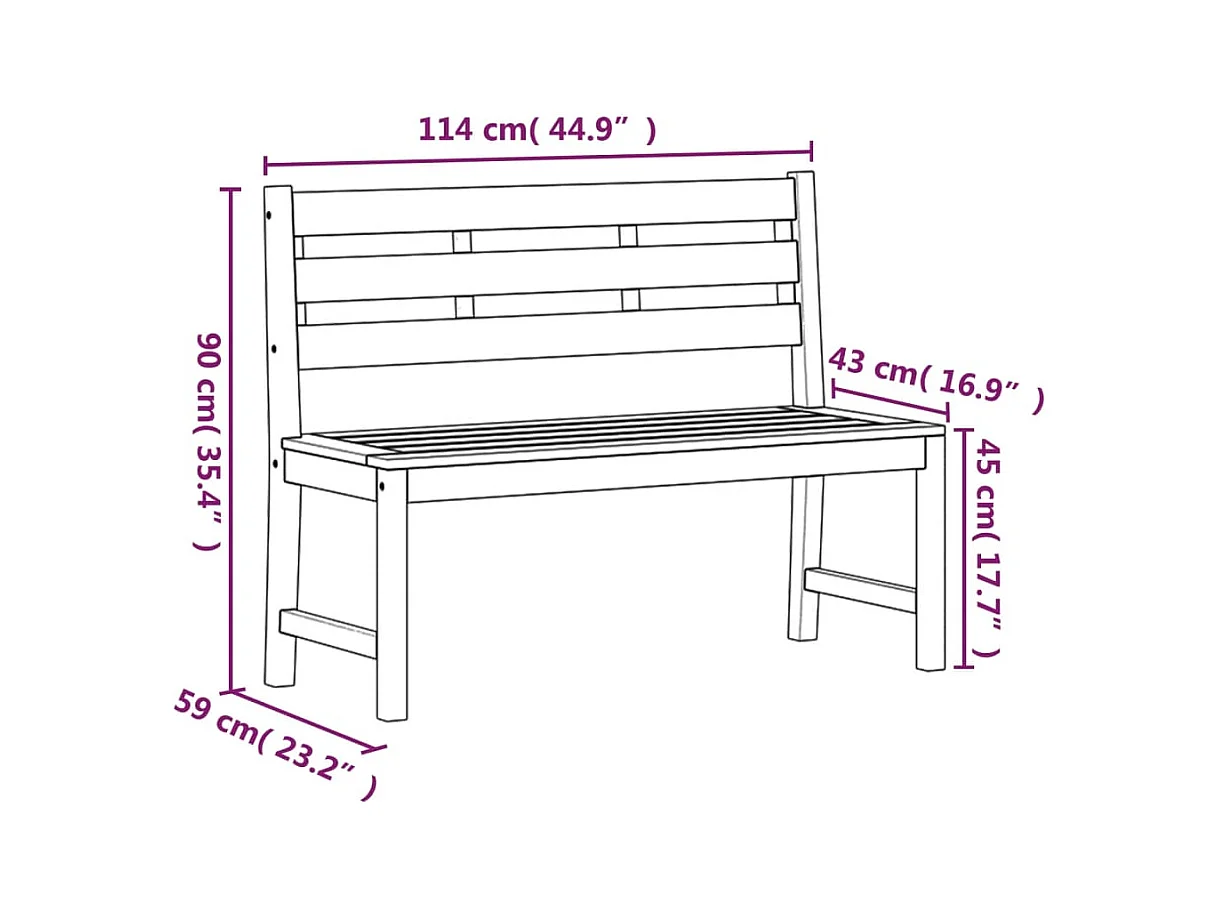 Set da Pranzo per Giardino 4 pz in Legno Massello di Teak