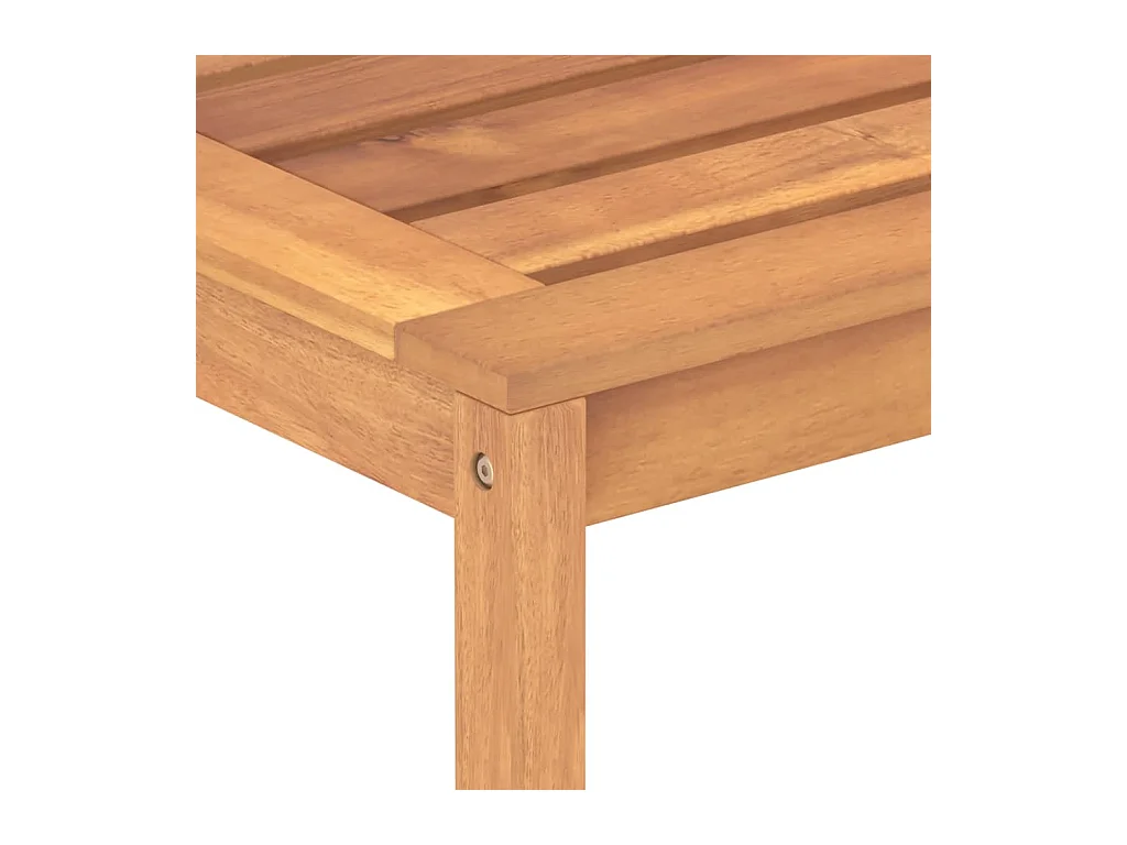 Set da Pranzo per Giardino 4 pz in Legno Massello di Teak