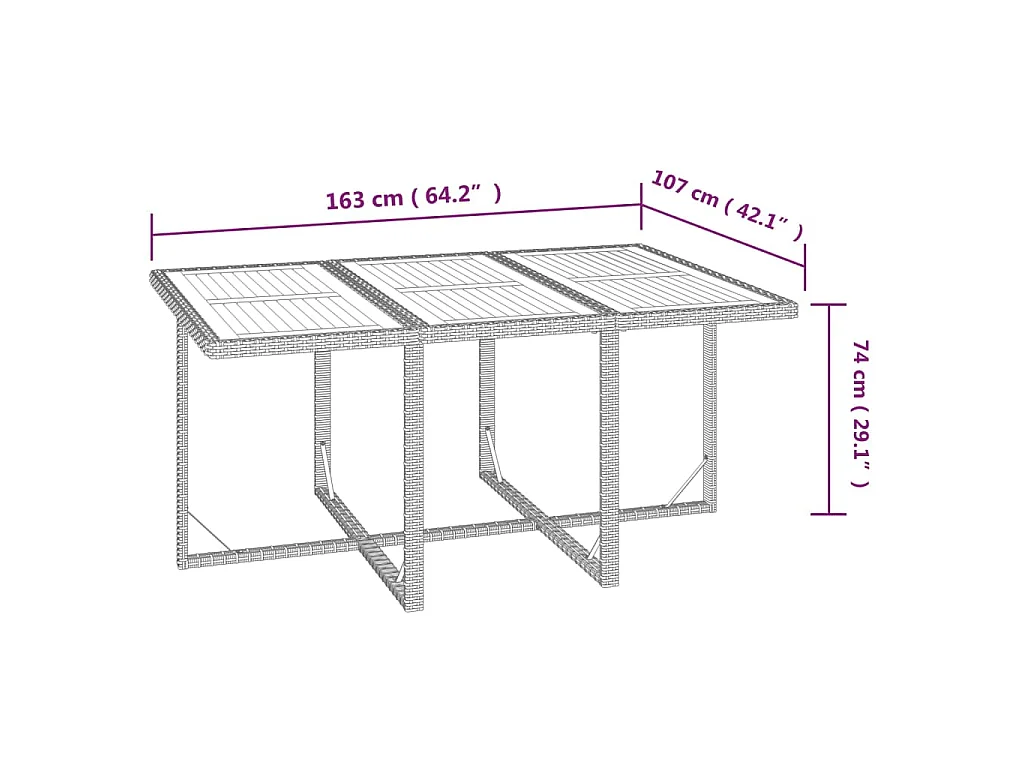 7-delige Tuinset met kussens poly rattan zwart