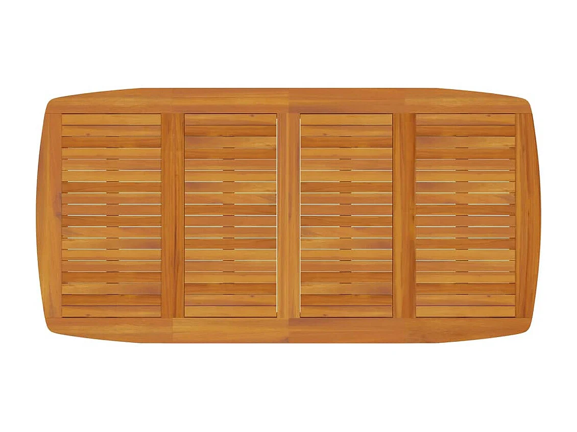 Ensemble à manger de jardin 9 pcs Bois d'acacia solide