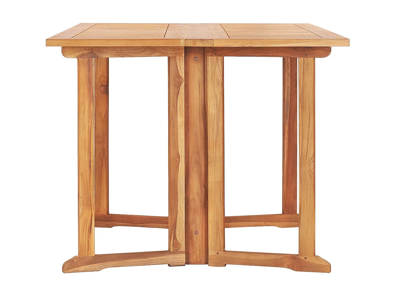 Ensemble à manger d'extérieur pliable 7 pcs Bois solide de teck