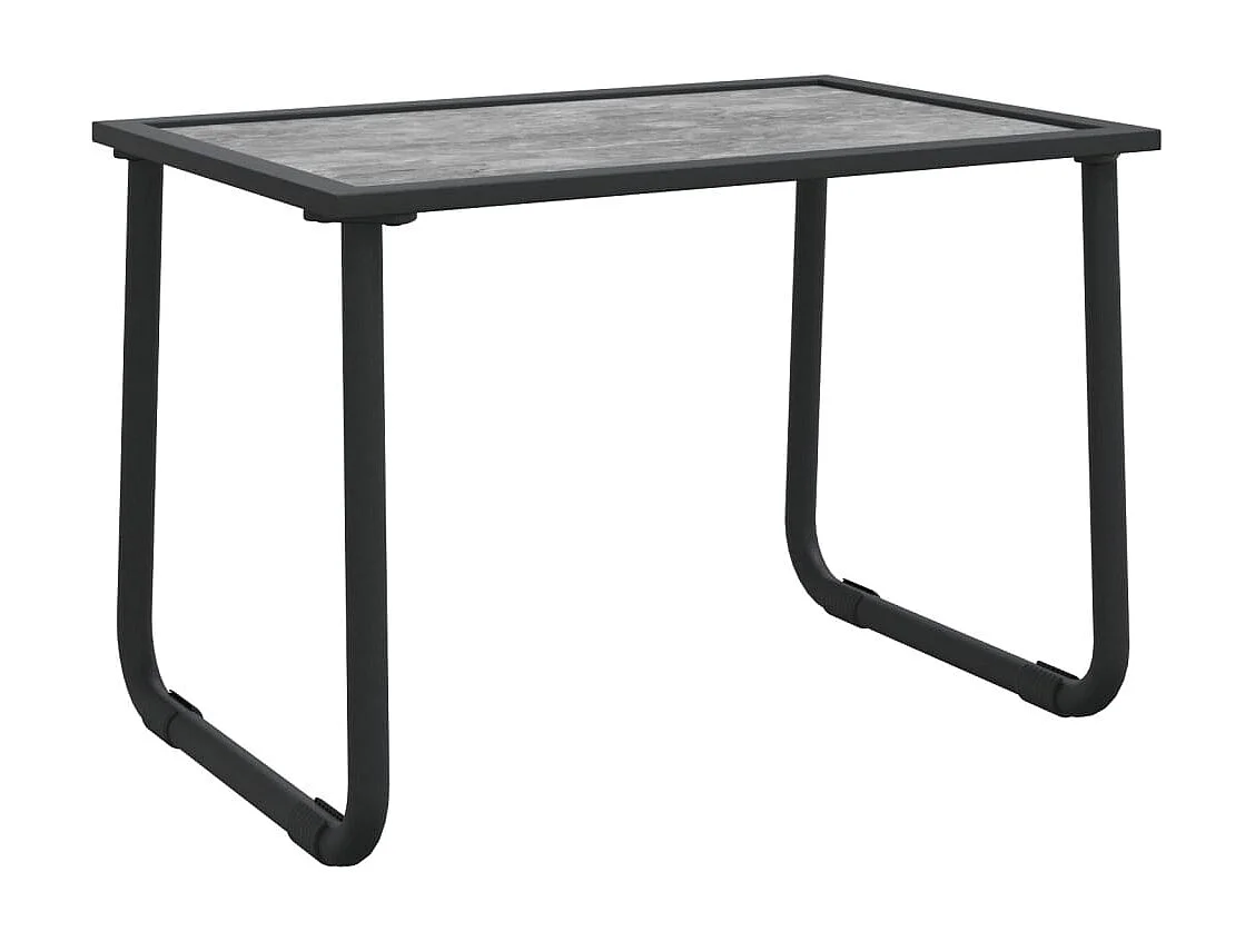 4-tlg. Garten-Lounge-Set mit Kissen Anthrazit Stahl