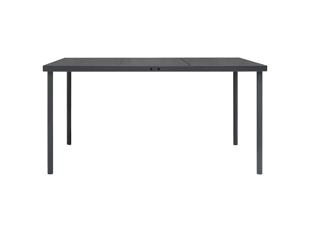 Mobilier de salle à manger d'extérieur 5 pcs Acier