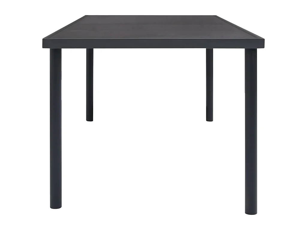 Mobilier de salle à manger d'extérieur 5 pcs Acier
