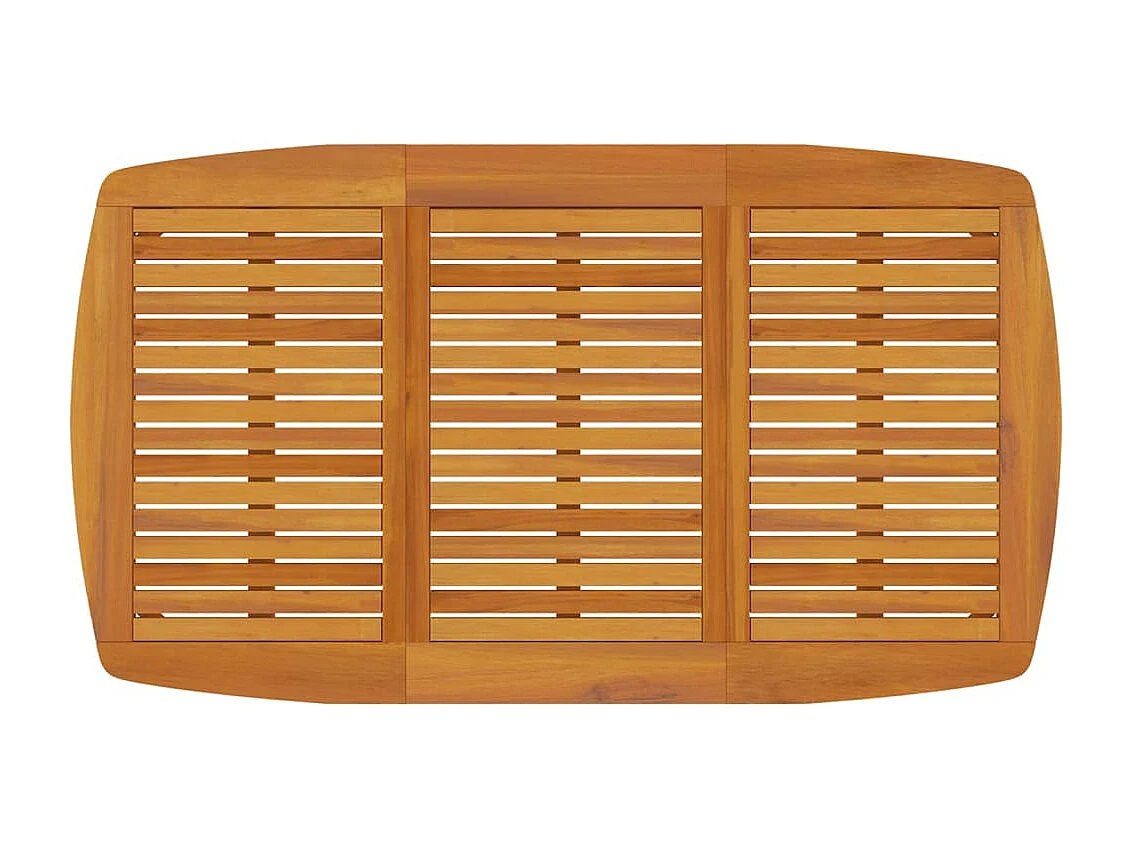 Ensemble à manger de jardin 5 pcs Bois d'acacia solide