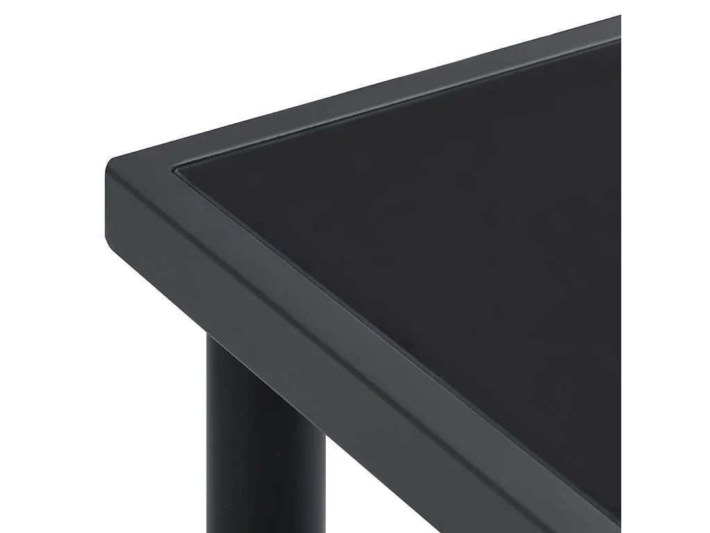 Mobilier de salle à manger d'extérieur 7 pcs Acier