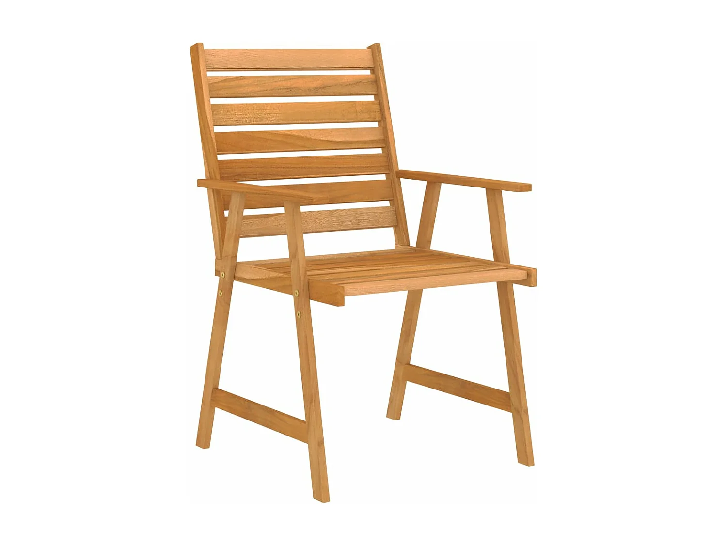 5 pcs conjunto de jantar para jardim madeira de acácia maciça