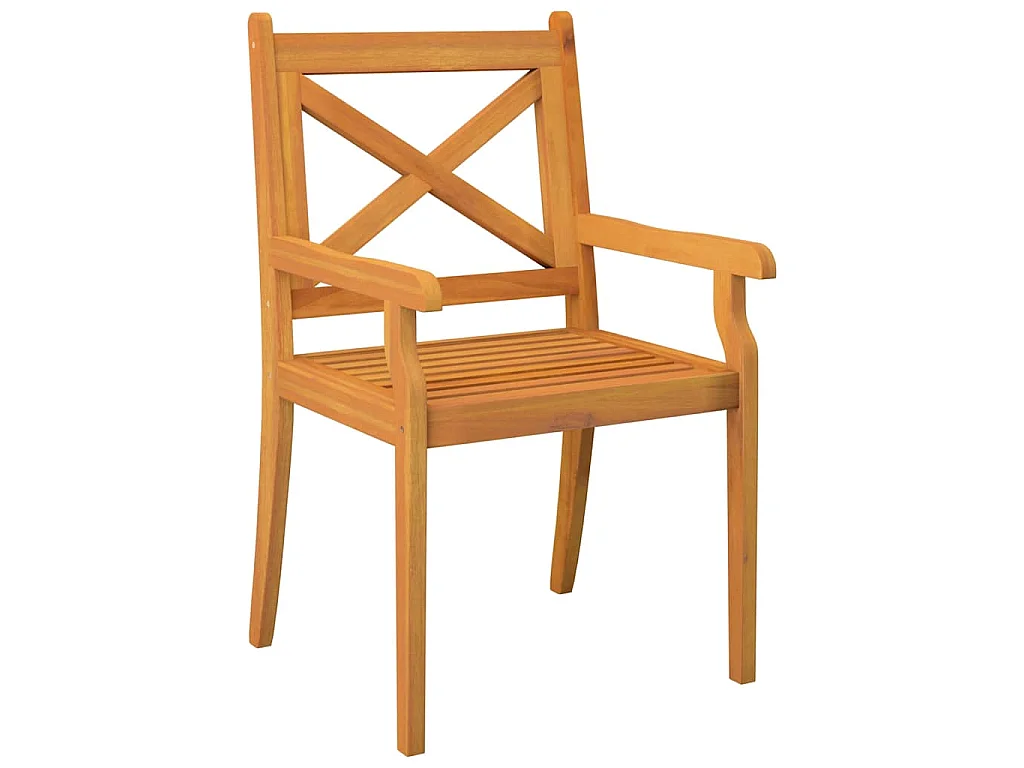 Ensemble à manger de jardin 3 pcs Bois d'acacia solide