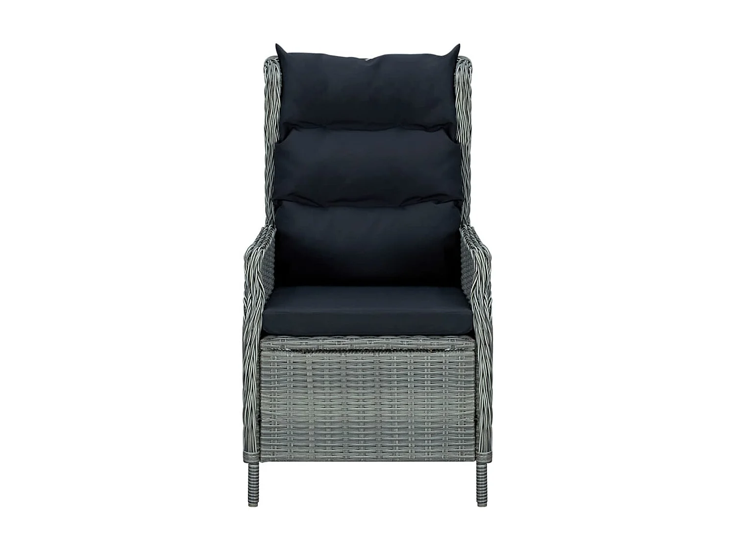 Set Mobili da Pranzo per Giardino 5 pz Grigio Chiaro