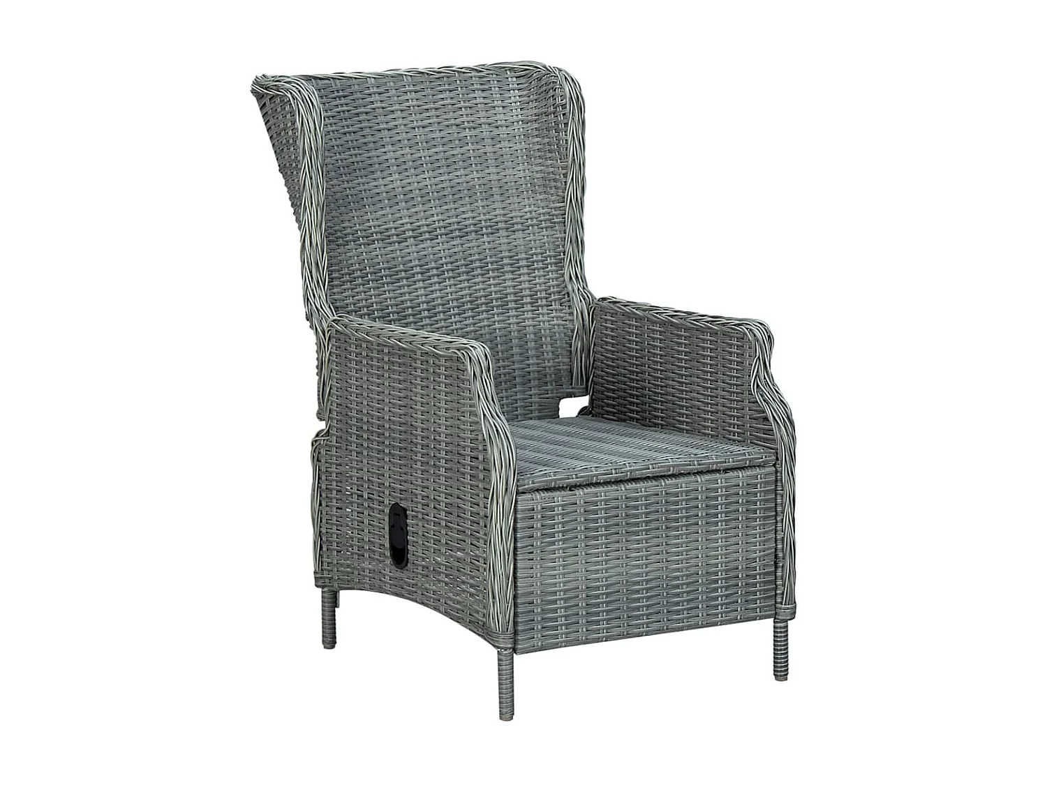 Set Mobili da Pranzo per Giardino 5 pz Grigio Chiaro