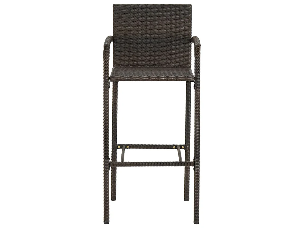 Set Bar da Giardino 9 pz Marrone