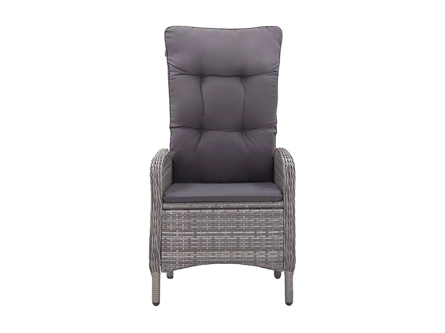 Set Mobili da Pranzo per Giardino 5 pz Grigio