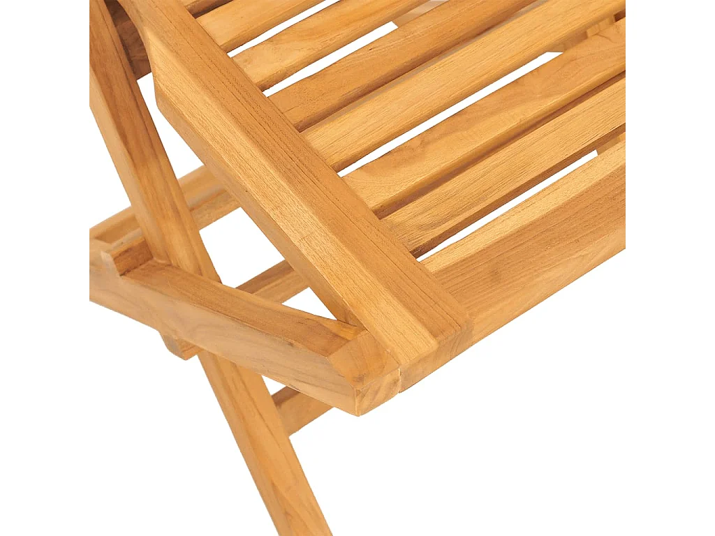 Ensemble à manger de jardin 5 pcs Bois de teck massif