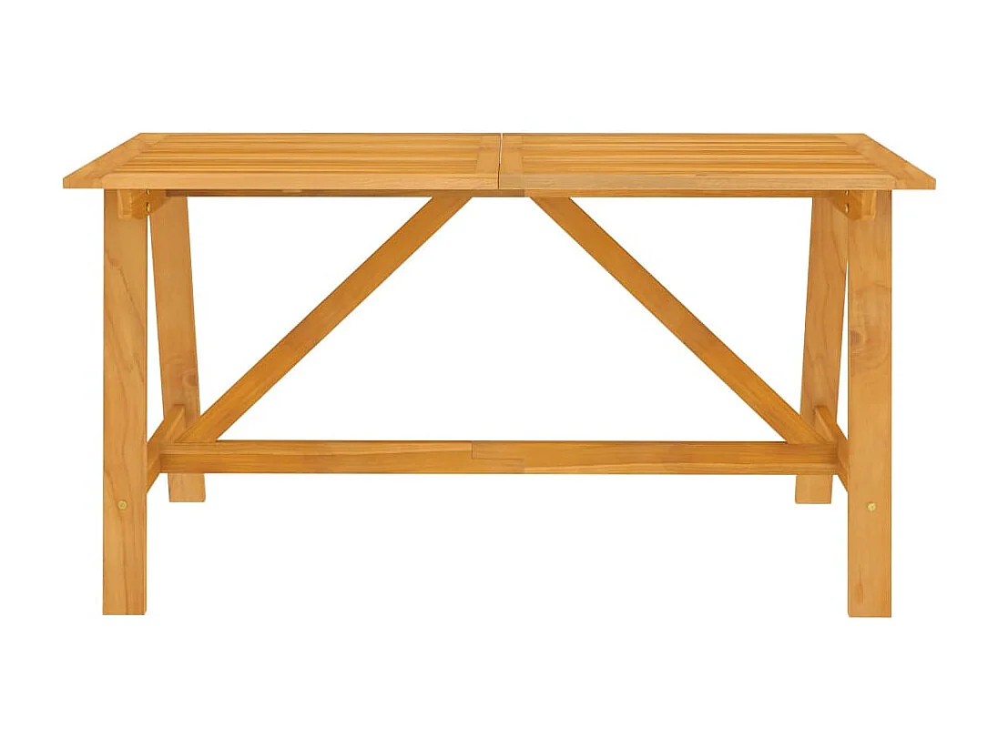 Ensemble à manger de jardin 7 pcs Bois d'acacia solide
