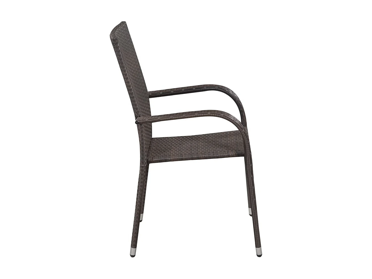 Set Mobili da Pranzo per Giardino 5 pz Marrone