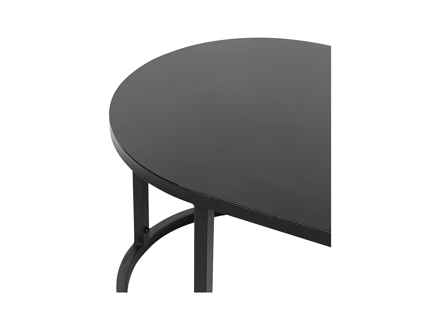 Zestaw ogrodowy ze stolikiem dla 3 osób MONTEFALCO Metal Biały