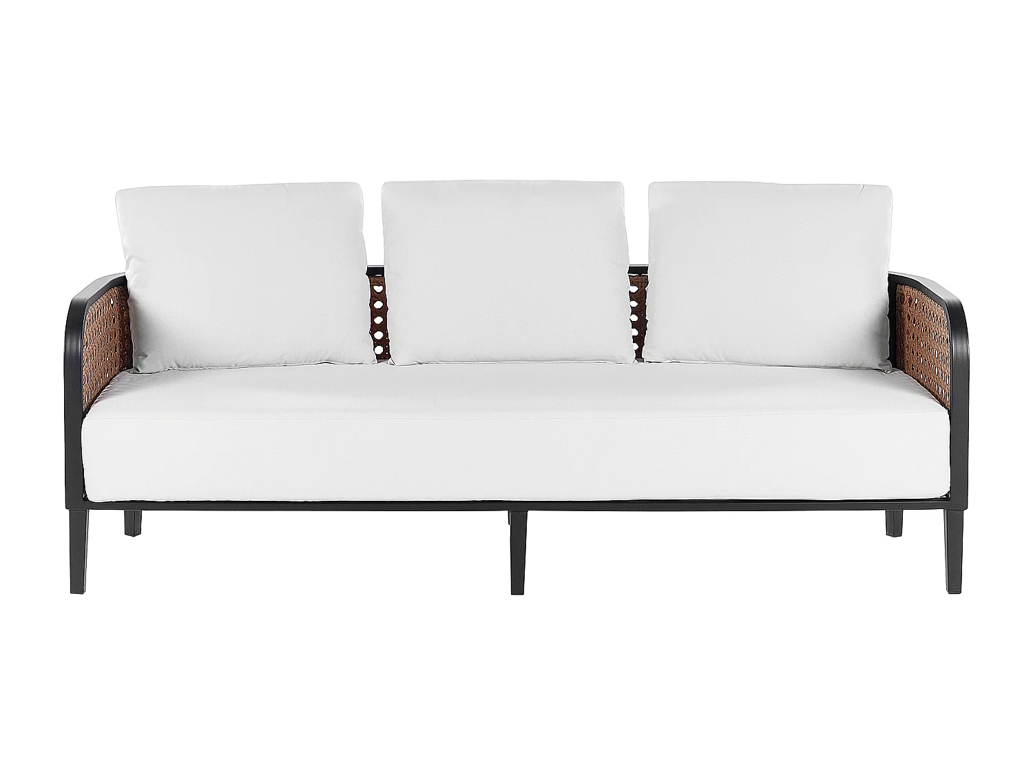 Conjunto de jardim com mesa 3 lugares MONTEFALCO Metal Branco