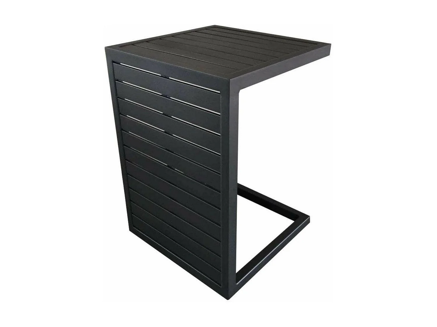 Table basse de jardin en aluminium 2 positions Lou