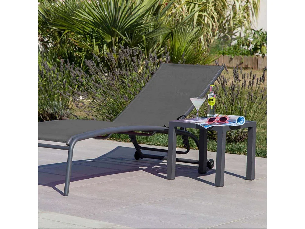 Table basse de jardin en aluminium Lou