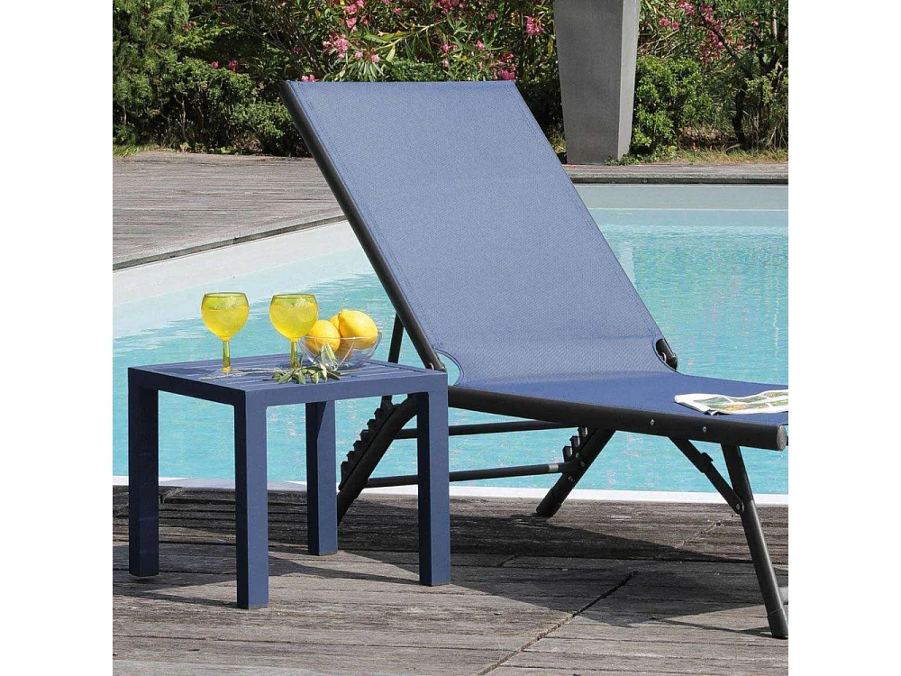 Table basse de jardin en aluminium Lou