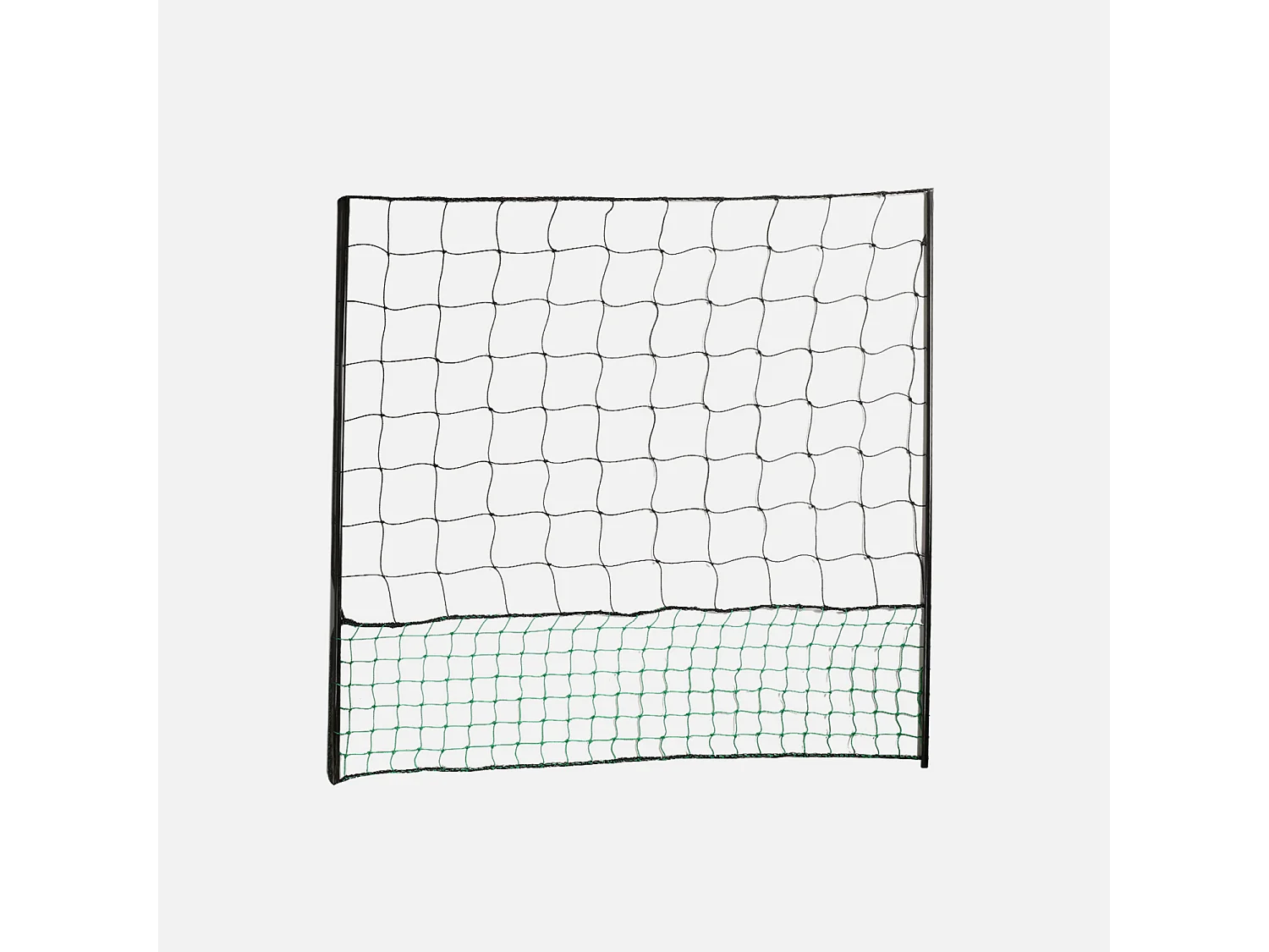 Kit filet  clôtures pour poules 24m avec 8 piquets double pointes. modulable. porte d'accès. sardines incluses