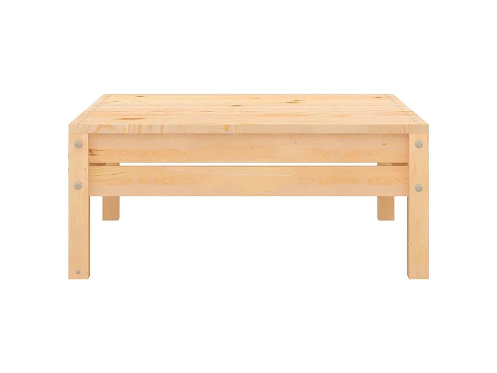 Outdoor-Hocker Massivholz Kiefer