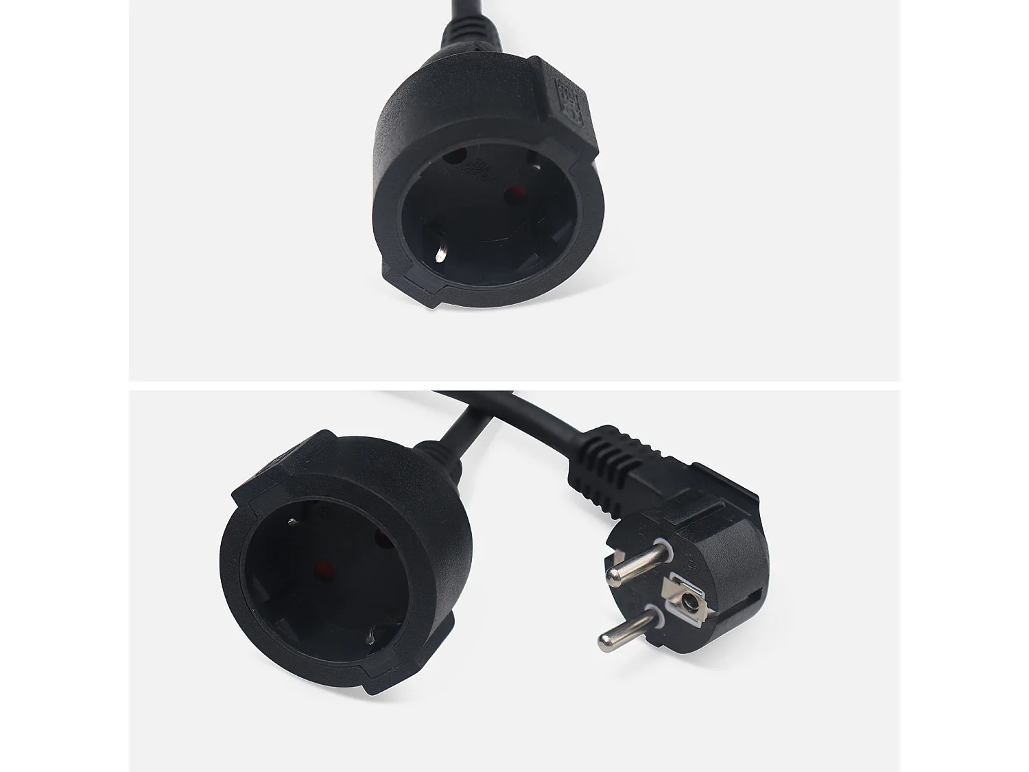 Prolunga da giardino 3200w con avvolgitore automatico 15m, grigio