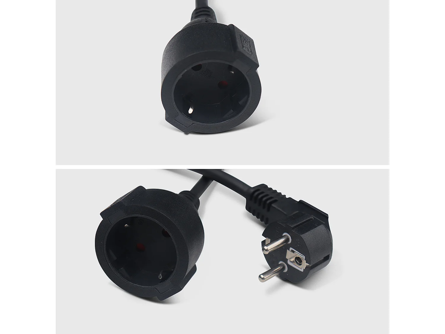 Prolunga da giardino 3200w con avvolgitore automatico 15m, grigio