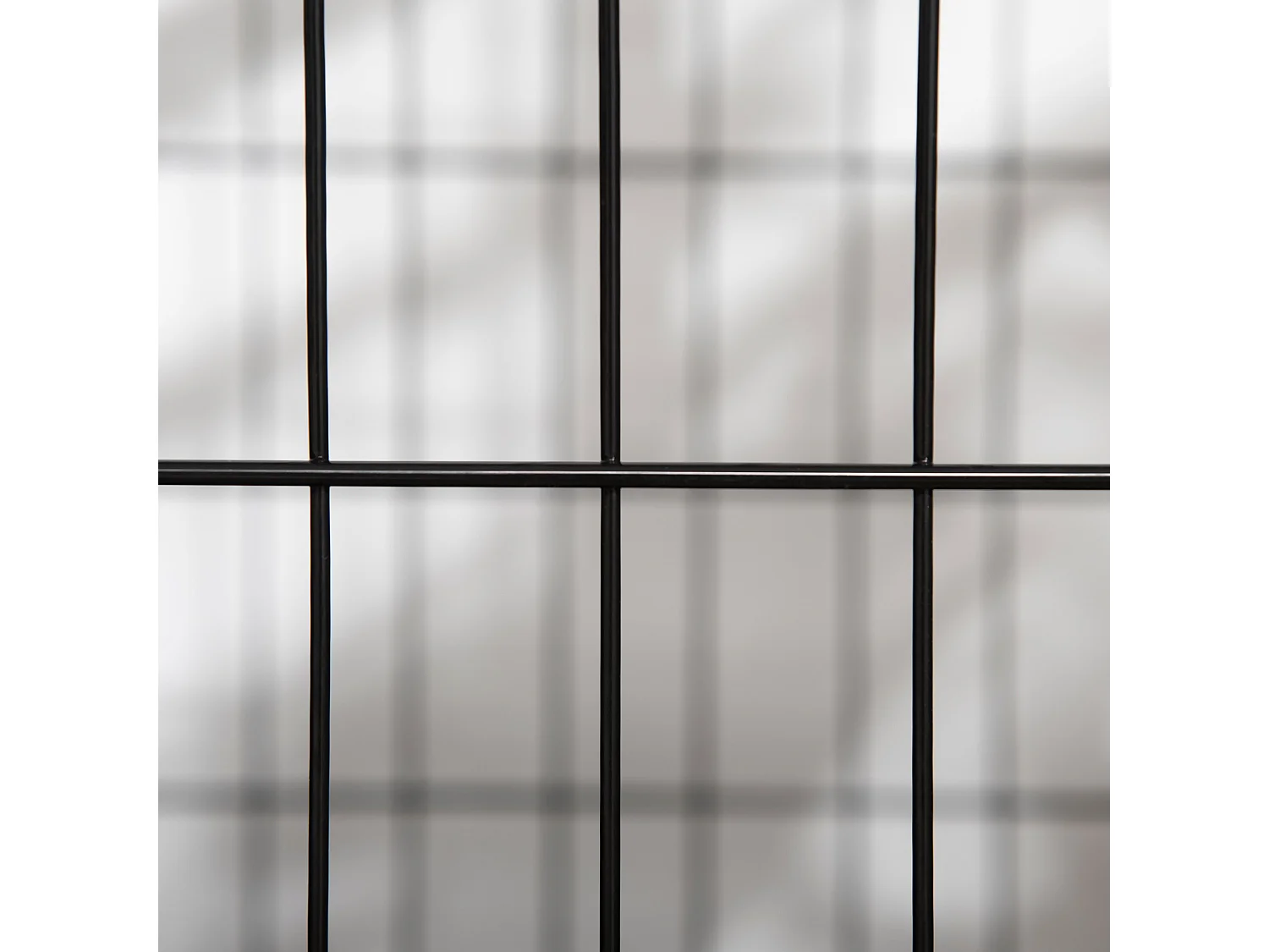 Cage pour chien animaux cage de transport sur roulettes 2 portes noir