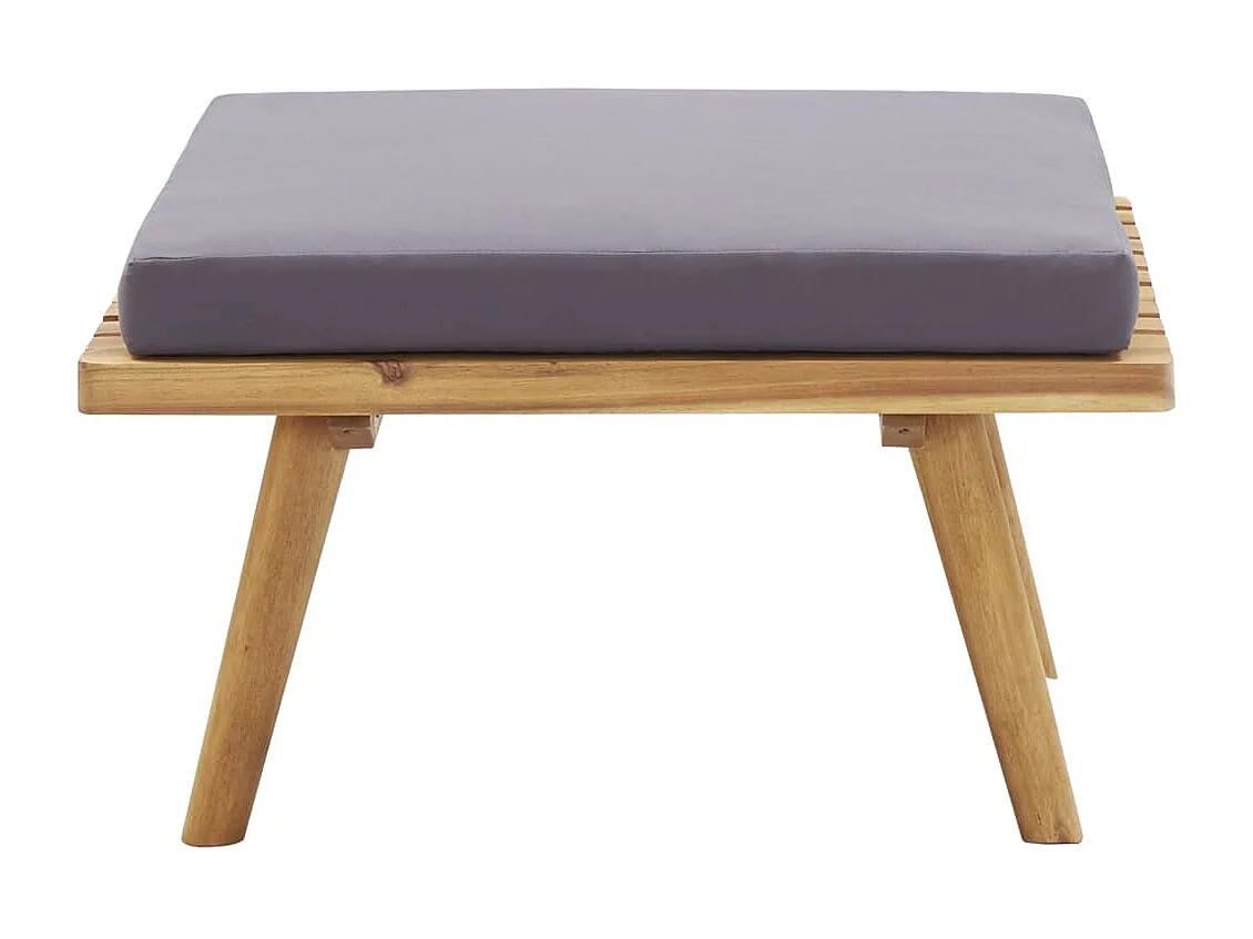 5-tlg. Garten-Lounge-Set Massivholz Akazie