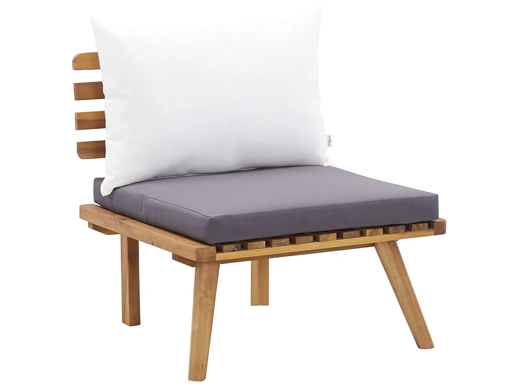 5-delige Loungeset massief acaciahout