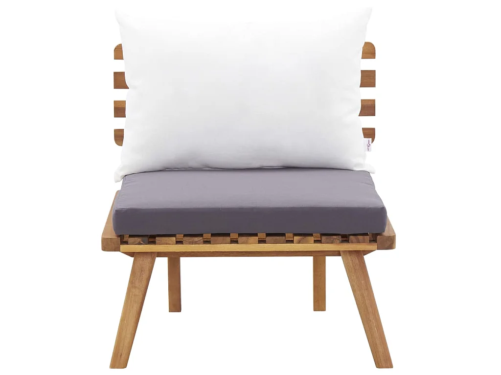 5-delige Loungeset massief acaciahout