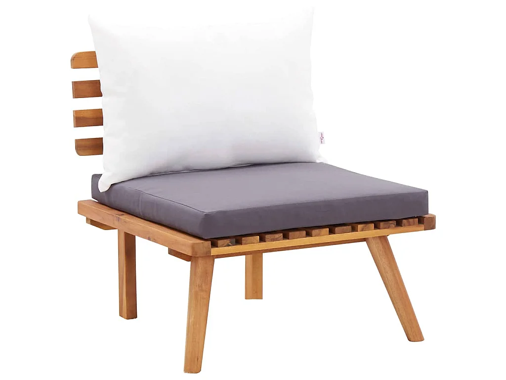 5-tlg. Garten-Lounge-Set Massivholz Akazie