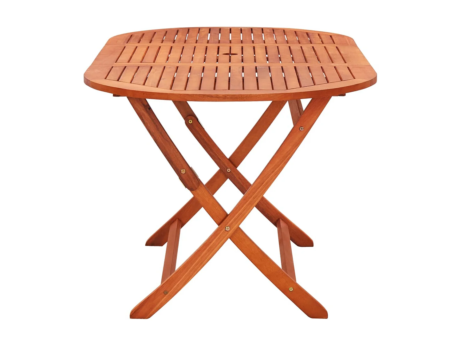 Ensemble à manger d'extérieur pliable 9 pcs Bois d'eucalyptus