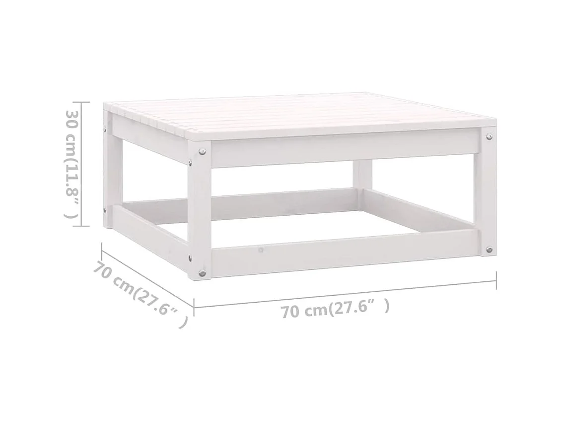 Salon de jardin 5 pcs avec coussins Bois de pin massif